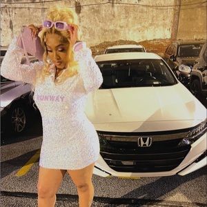 Sparkly white Shane Justin dress. Worn once.